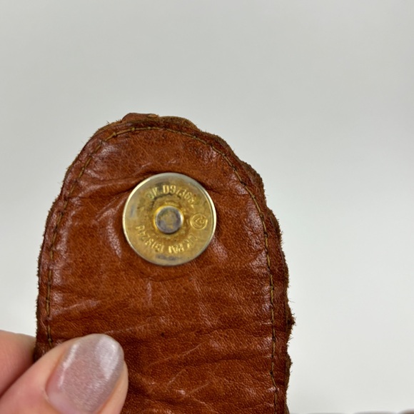 Crossbody purse basket weave pattern brown shoulder strap-10x9x4 - Picture 4 of 10